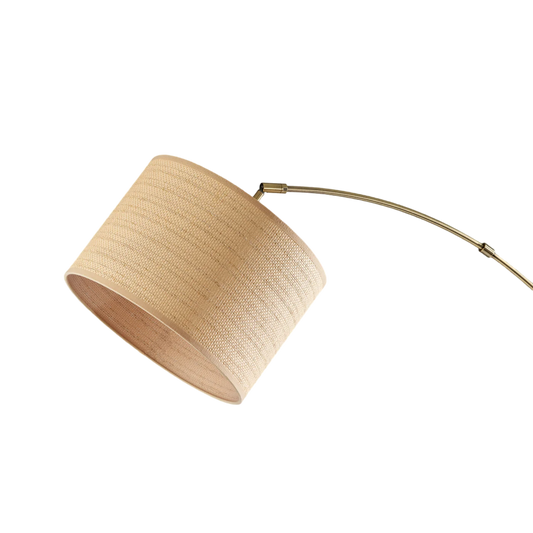 Vista Brass Arc Floor Lamp