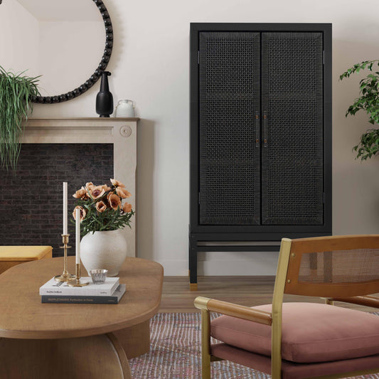 Vega Rattan Cabinet