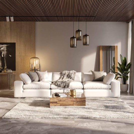 Bloom 3-Piece Modular Sofa White