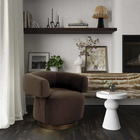 Bruna Lounge Chair Brown