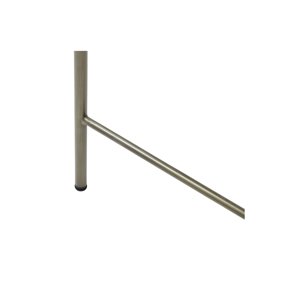 Oxford Counter Stool Mocha & Brass Frame