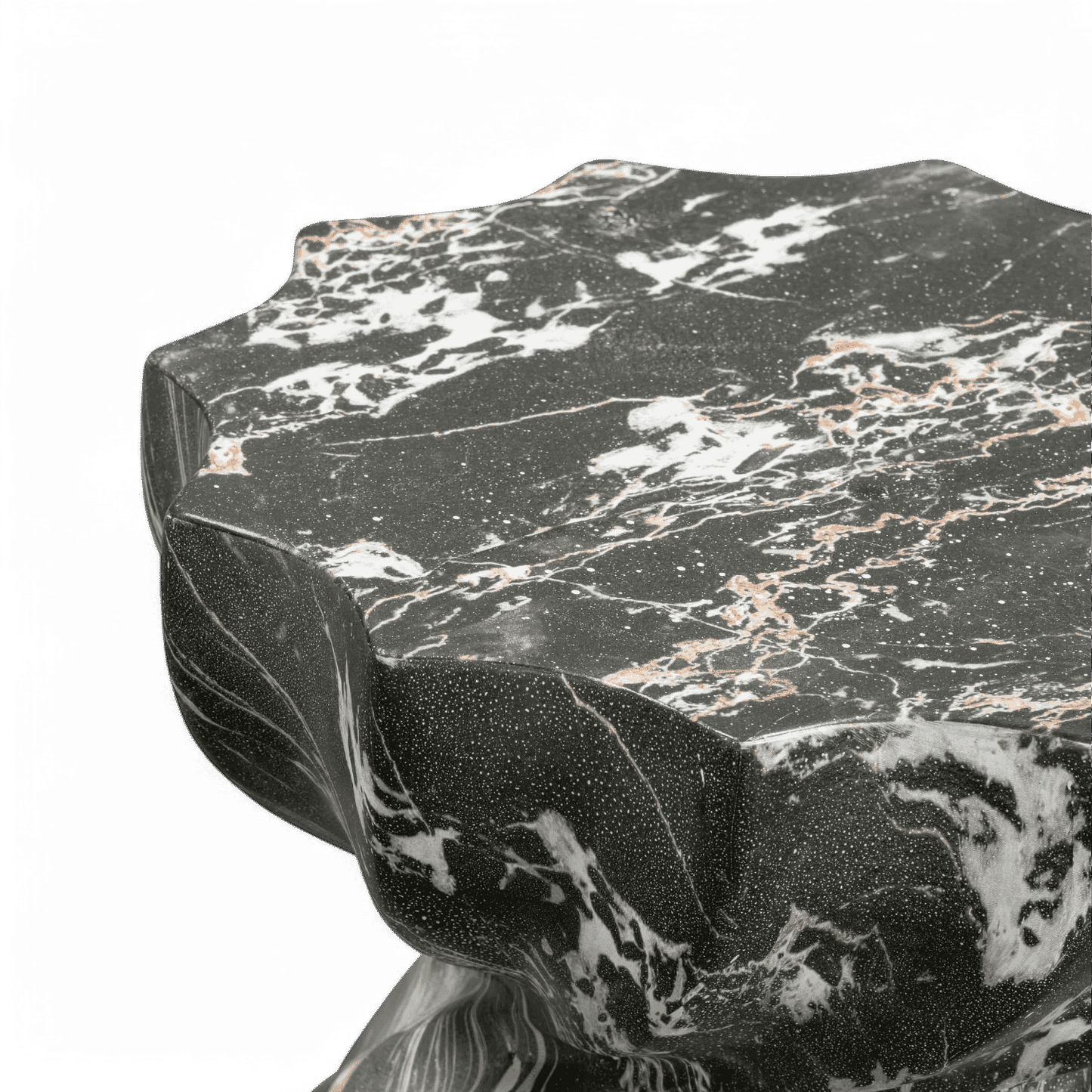 Brume Black Indoor / Outdoor Microciment Stool