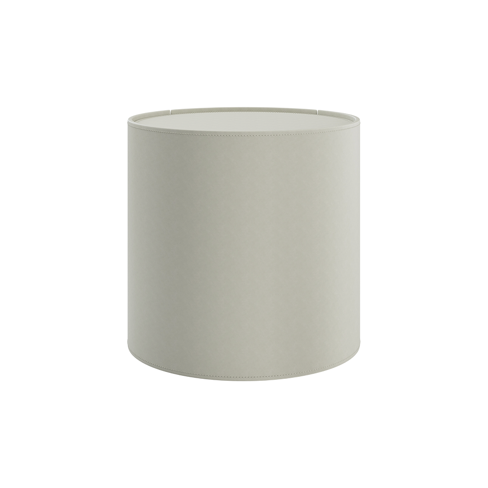 Sable Nightstand Off White Leather