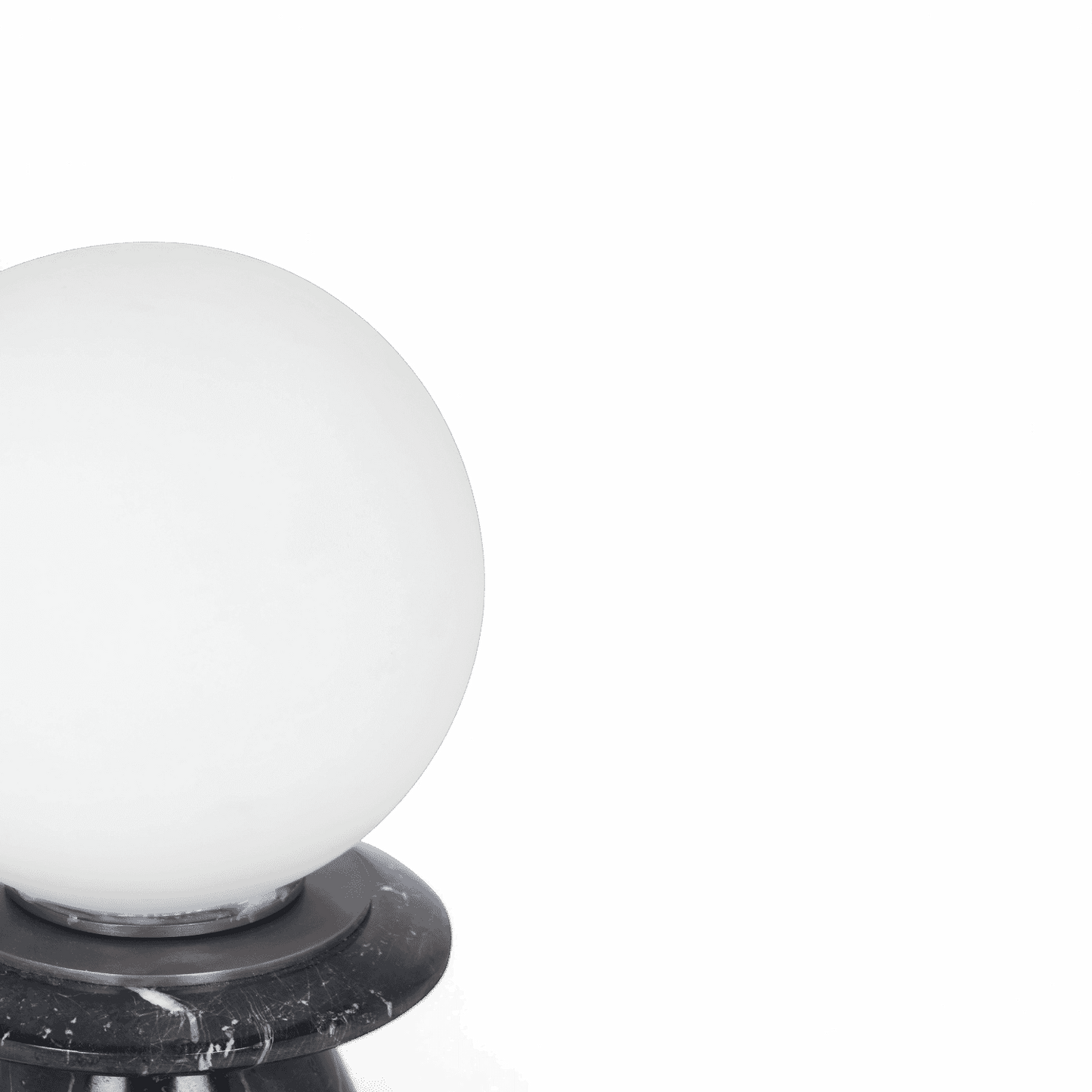 Solstice Onyx Black Marble Lamp