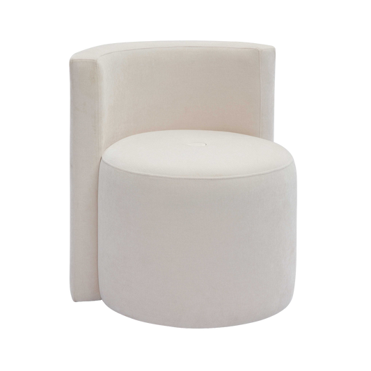 Lacey Velvet Rolling Desk Chair