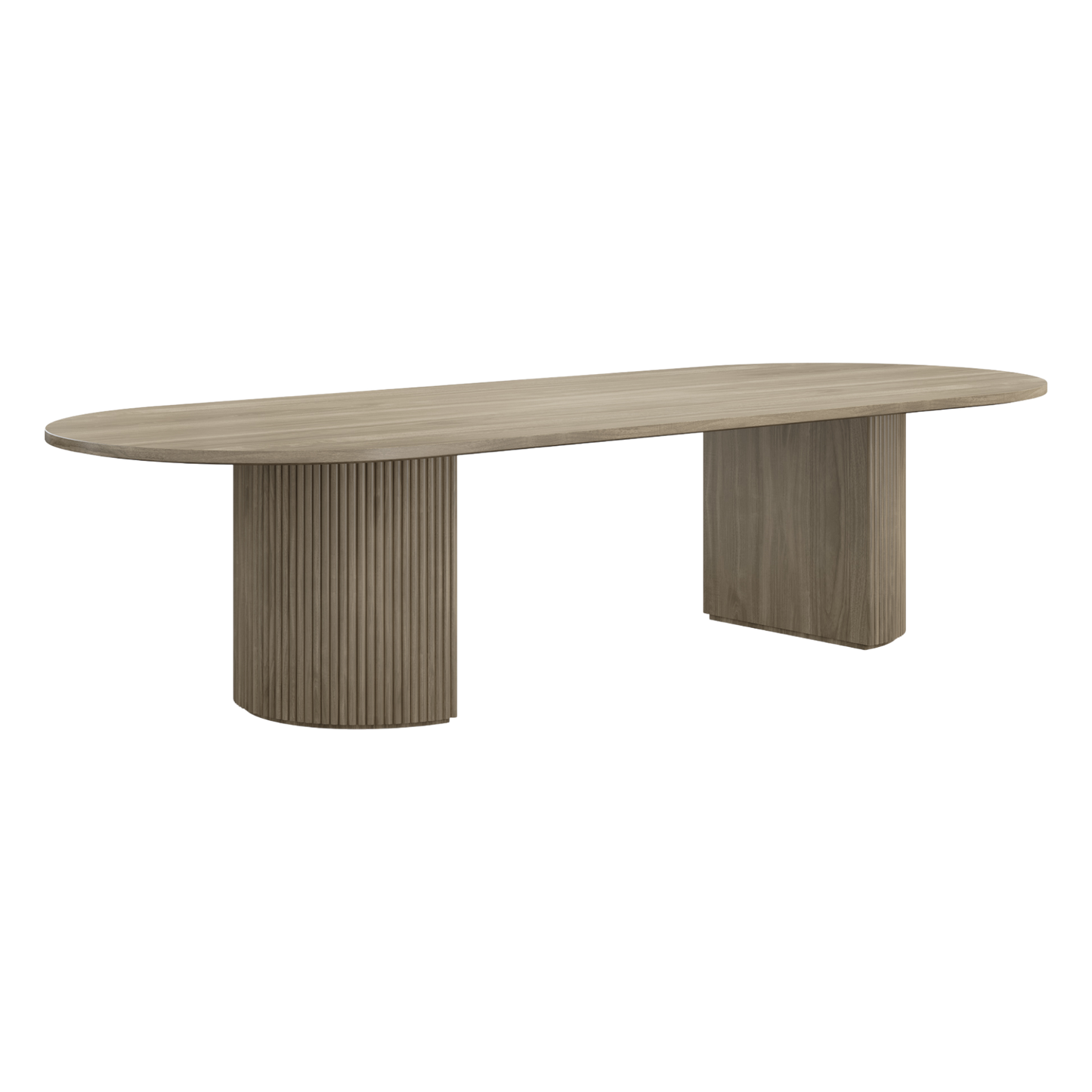 Oxford Rectangular XL Dining Table Greige Oak