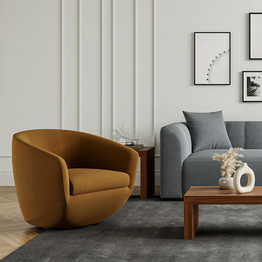 Akira Lounge Chair Dark Yellow