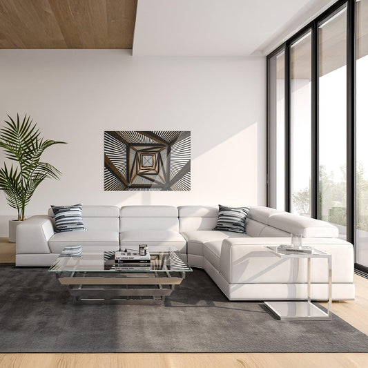 Amadeo Extended Modular Sectional Sofa White