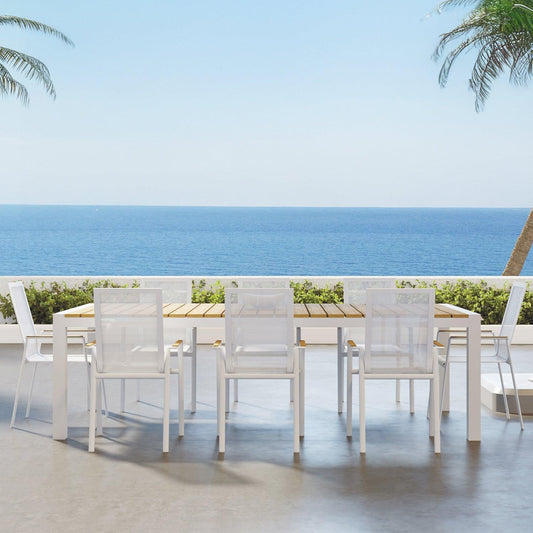 Aviana Outdoor Dining Set White