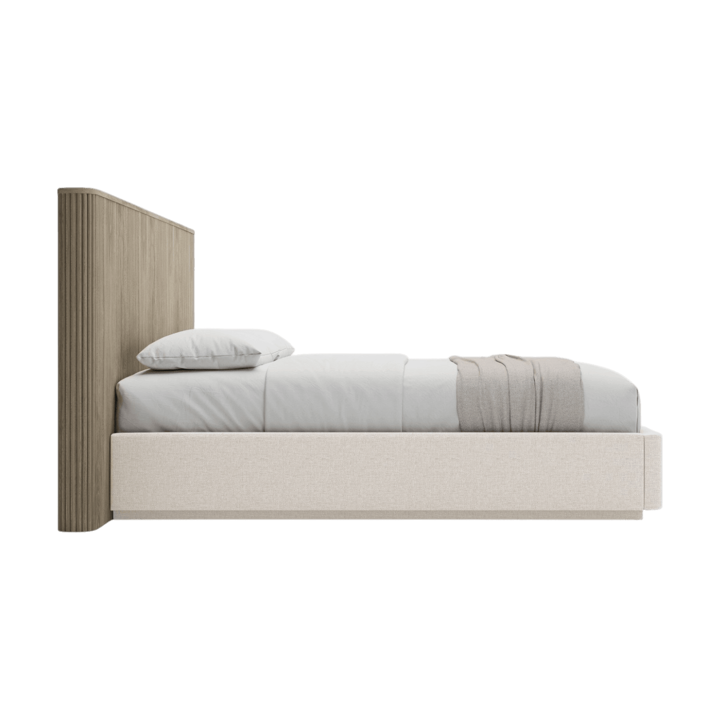 Oxford Bed Greige Oak