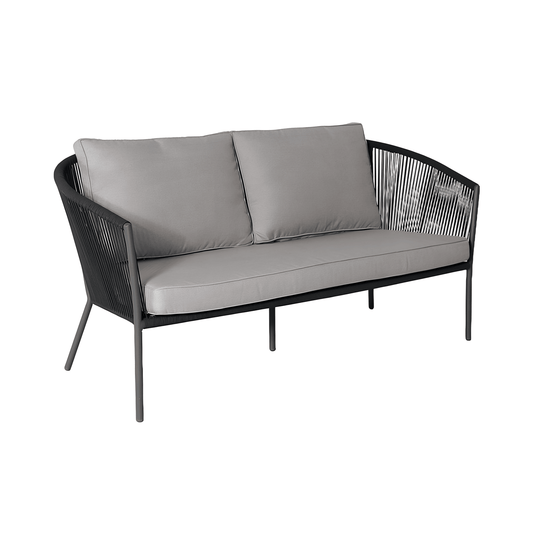 Paia Outdoor 2 Seater Sofa Dark Gray