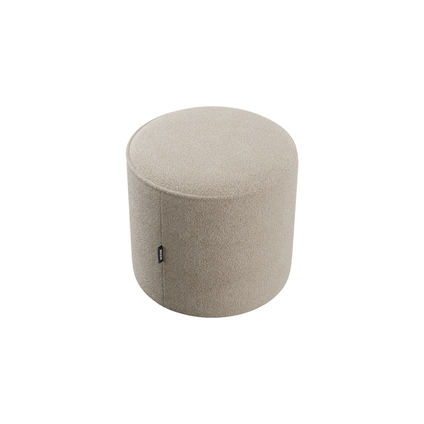 Elora Ottoman Greige Boucle