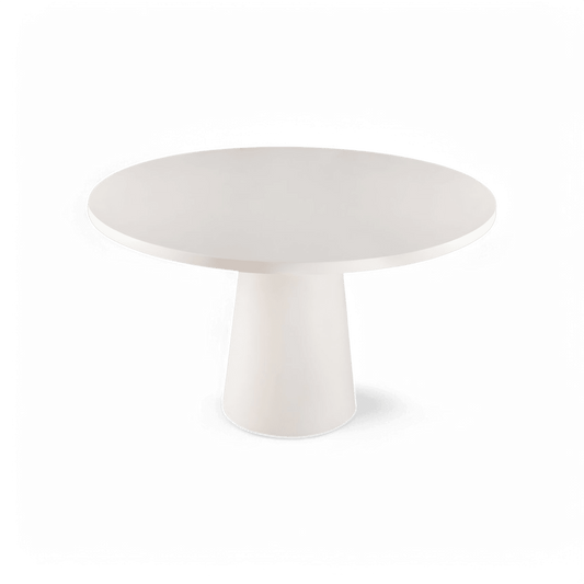 Sable Dining Table Alabaster Micro Cement