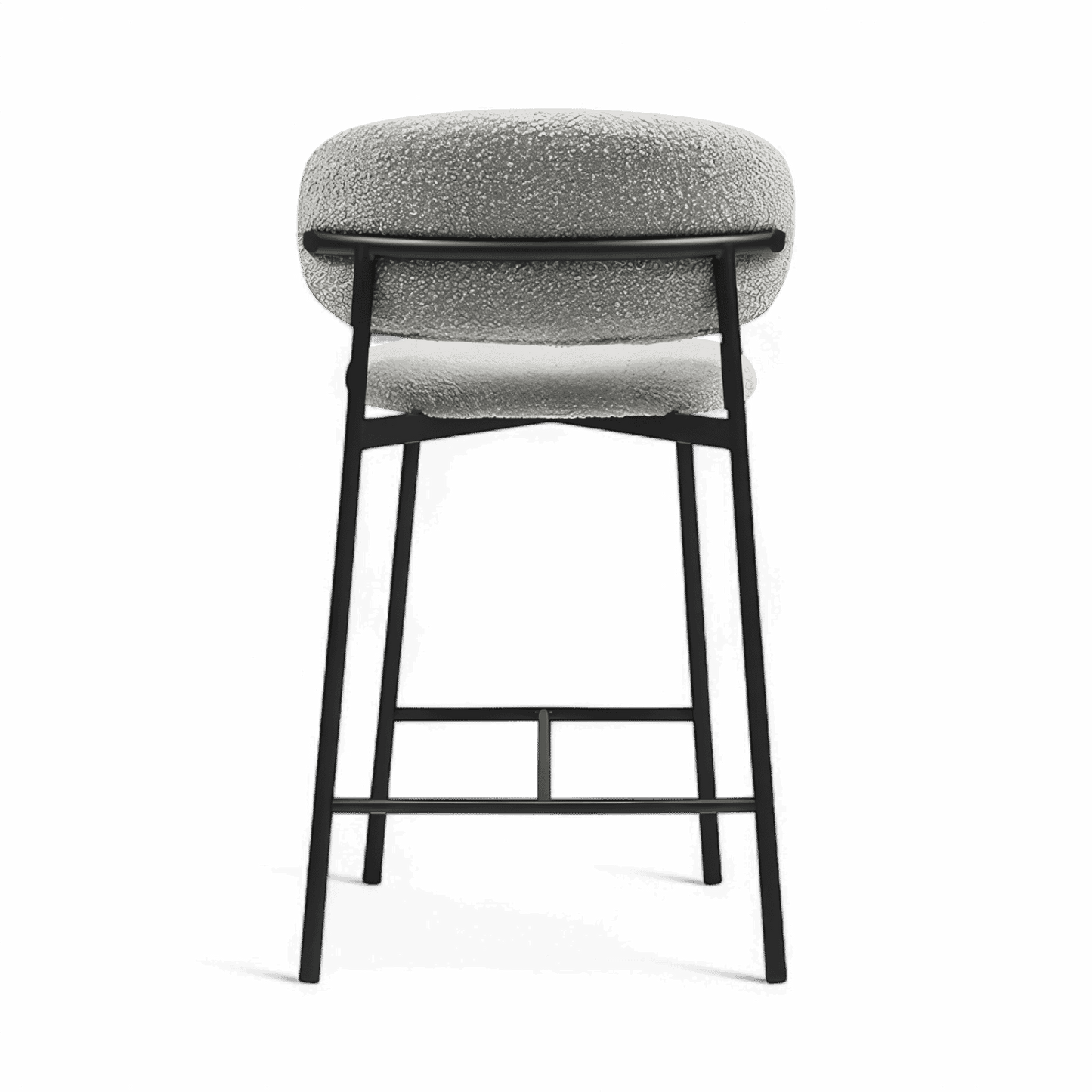Zoya Counter Stool Gray Boucle