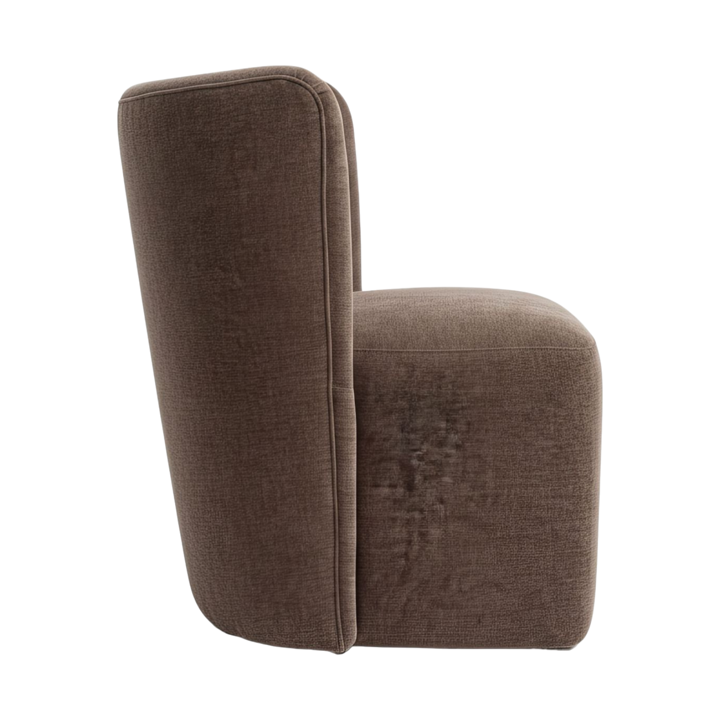 Cocora Dining Chair with Wheels Taupe