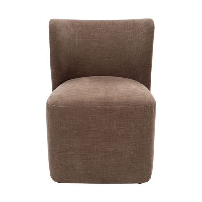 Cocora Dining Chair with Wheels Taupe