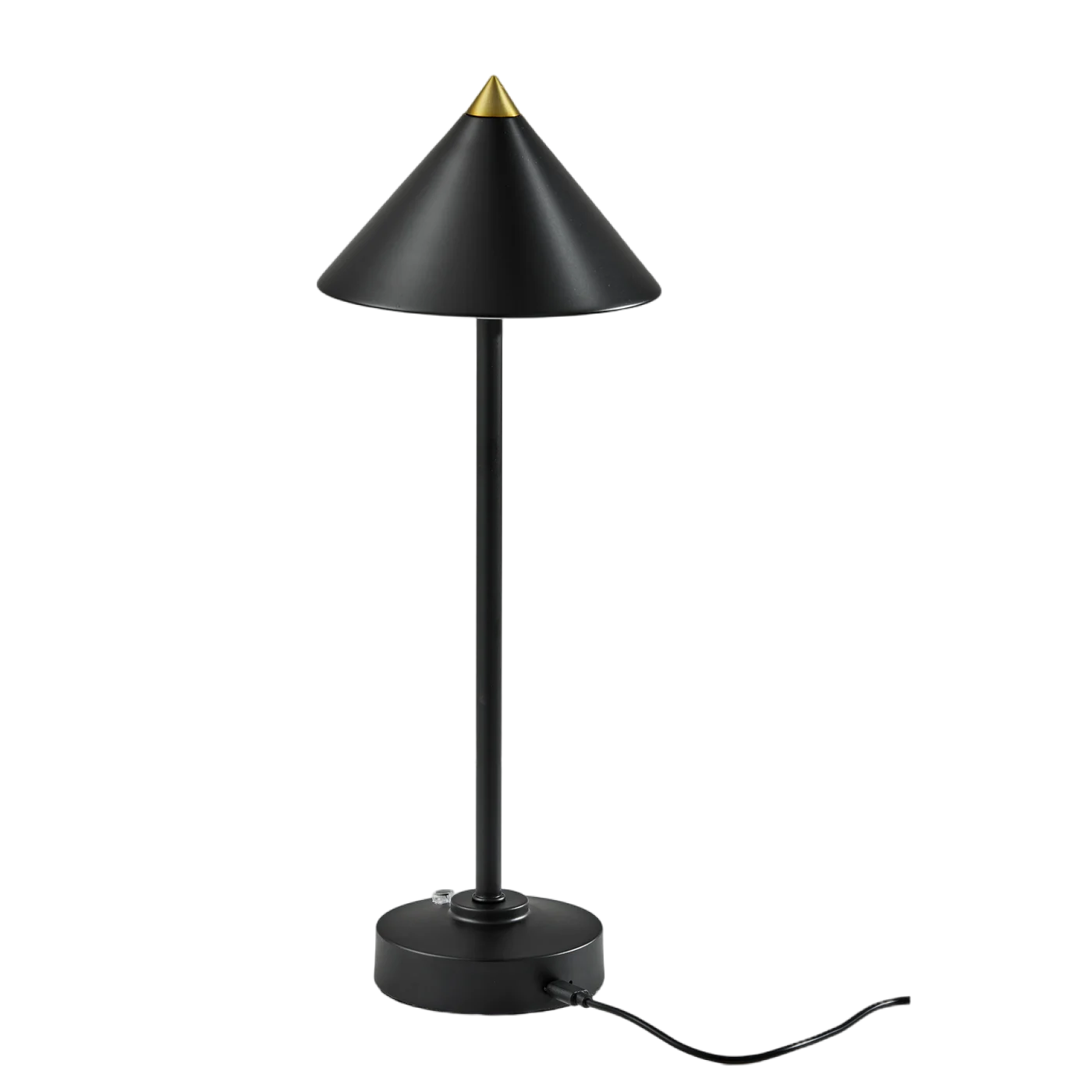 Volta Black Led Cordless Table Lamp