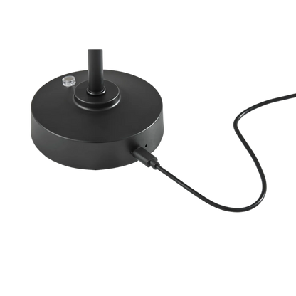 Volta Black Led Cordless Table Lamp