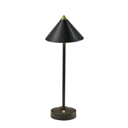 Volta Black Led Cordless Table Lamp