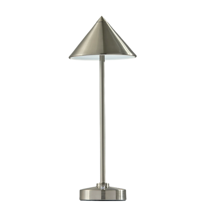 Volta Silver Led Cordless Table Lamp