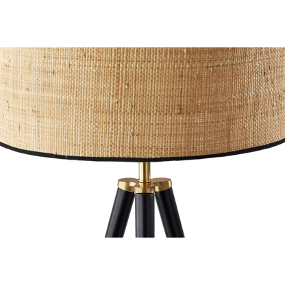 Trestle Black Floor Lamp