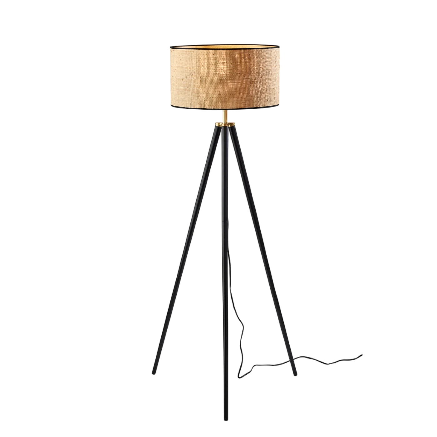 Trestle Black Floor Lamp