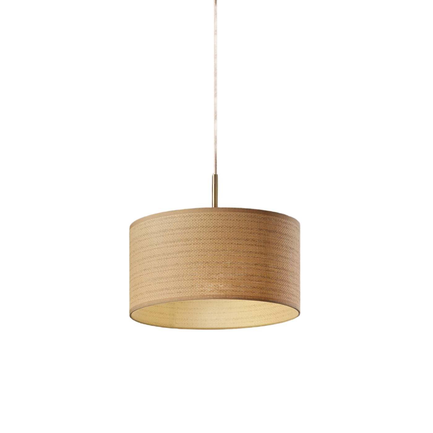 Embera Drum Brown Pendant