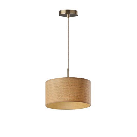 Embera Drum Brown Pendant