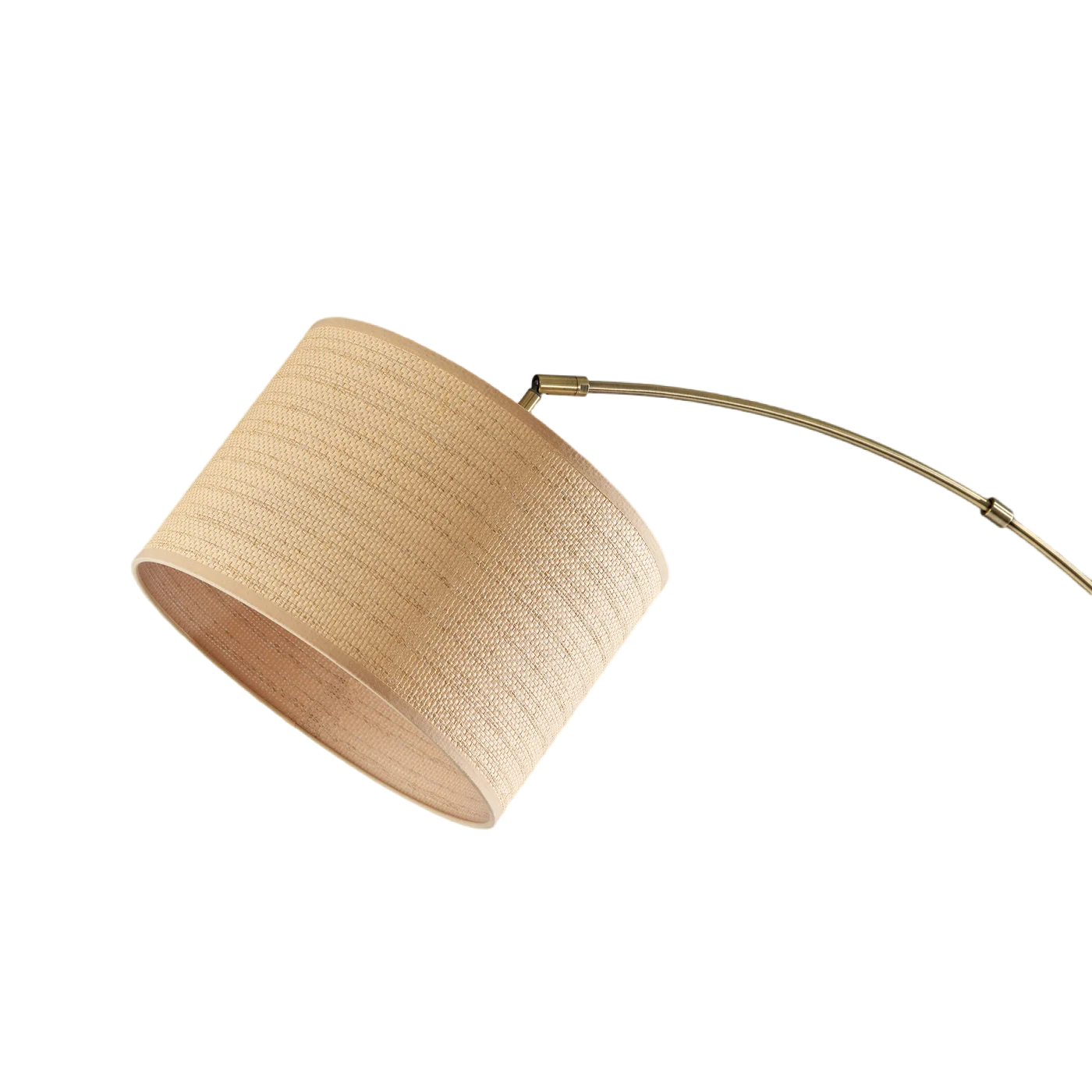 Vista Brass Arc Floor Lamp