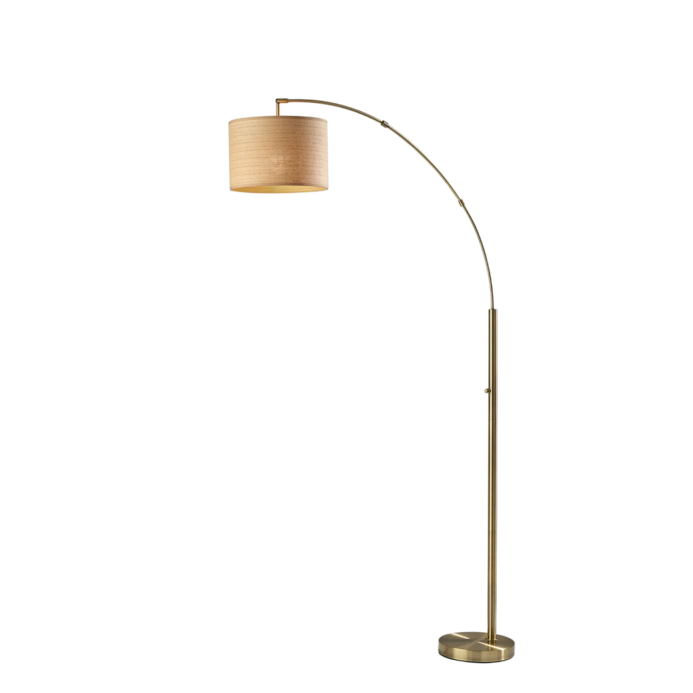 Vista Brass Arc Floor Lamp
