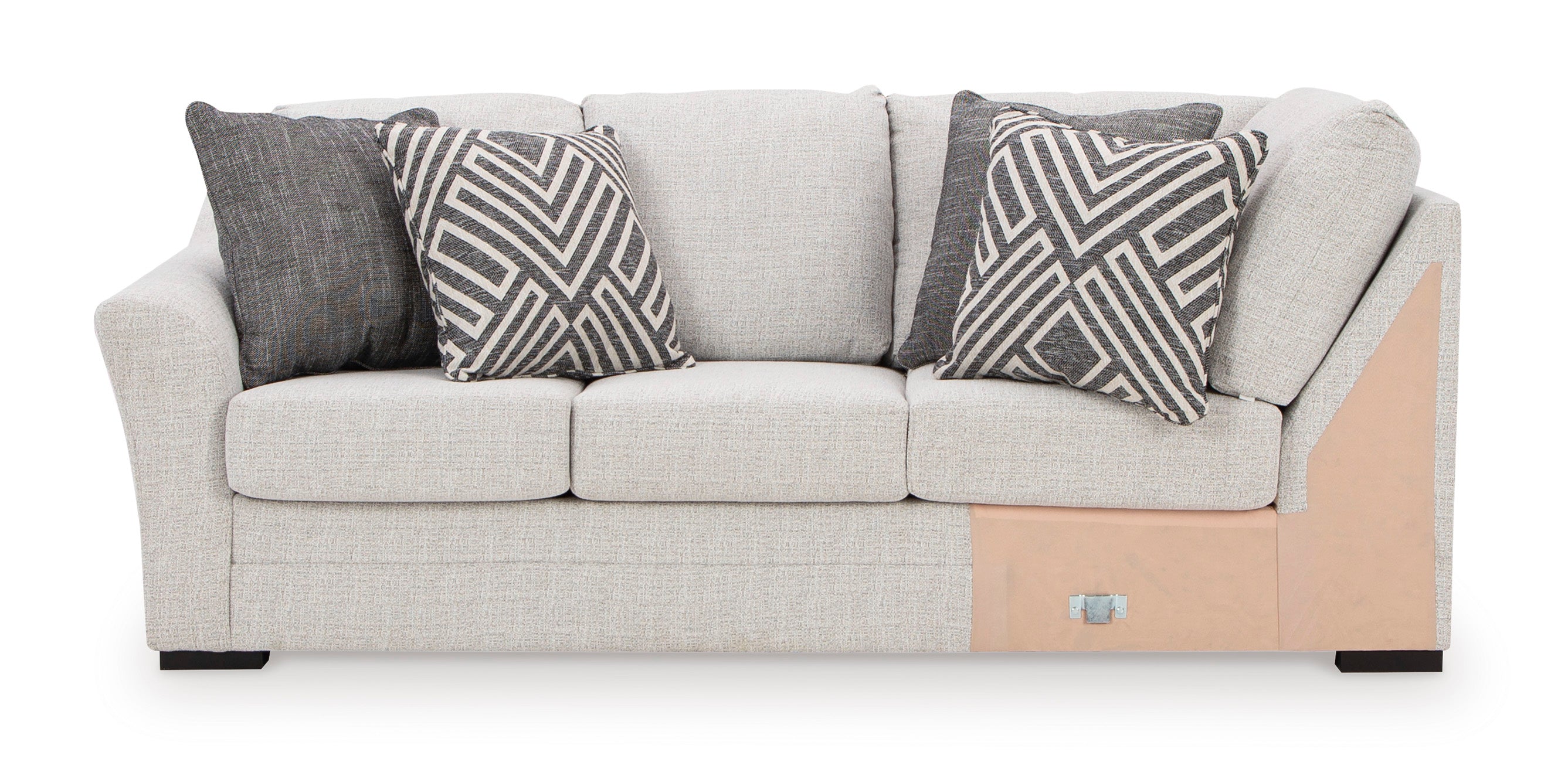 54102S2| Koralynn 3-Piece Sectional with Chaise