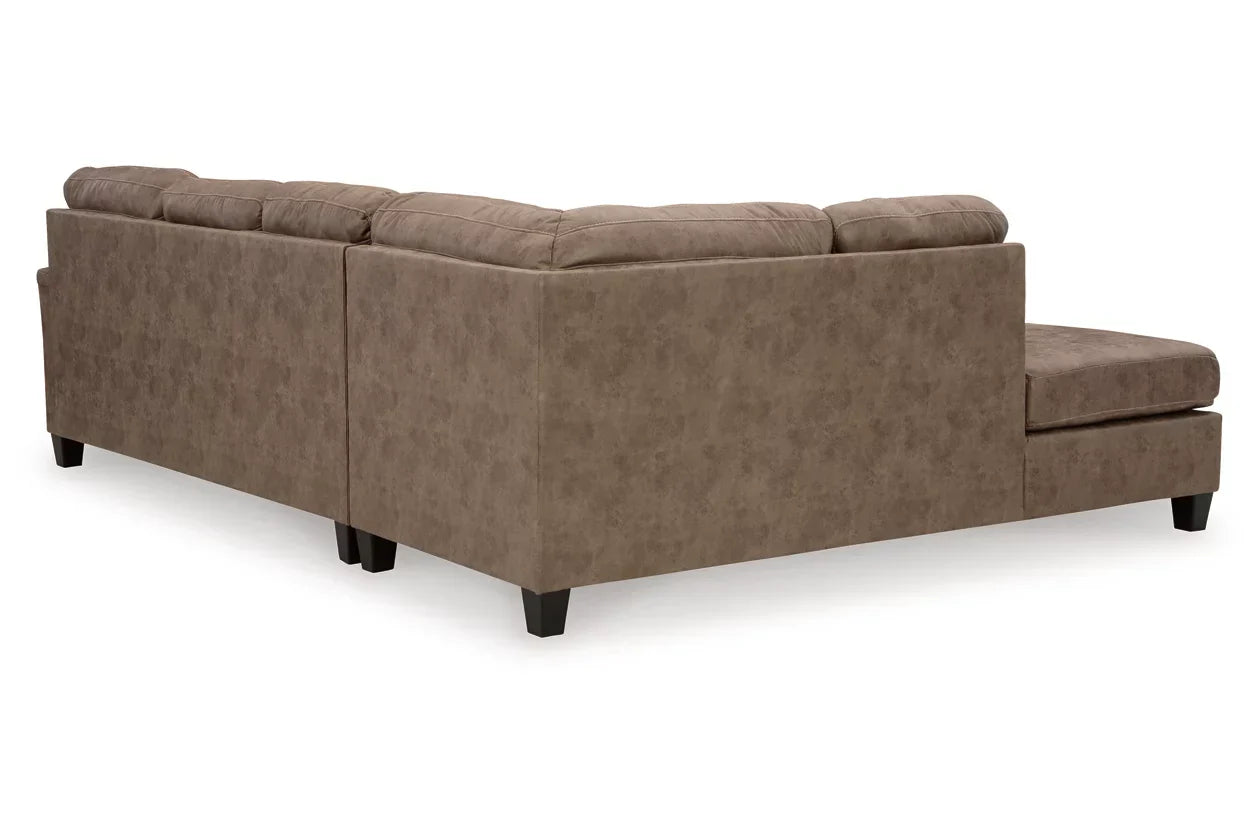 94004S3| Navi 2-Piece Sectional Sofa Sleeper Chaise