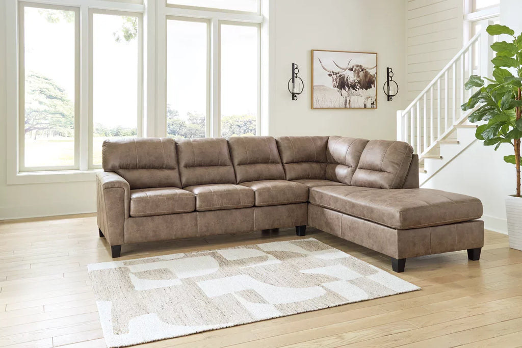 94004S4| Navi 2-Piece Sectional Sofa Sleeper Chaise