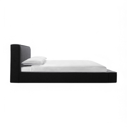 Nova Black Fabric King Bed