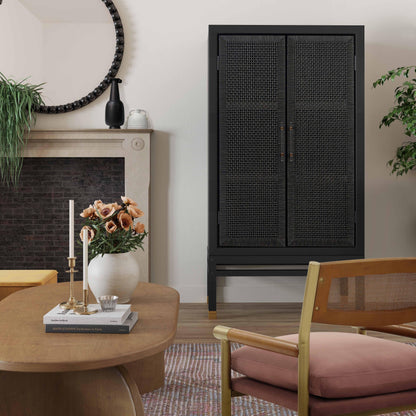 Vega Rattan Cabinet