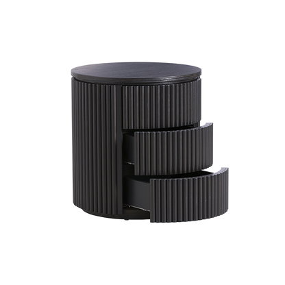 Baxter Nightstand Black Wood