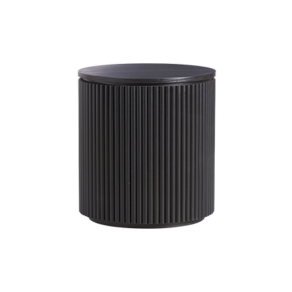 Baxter Nightstand Black Wood