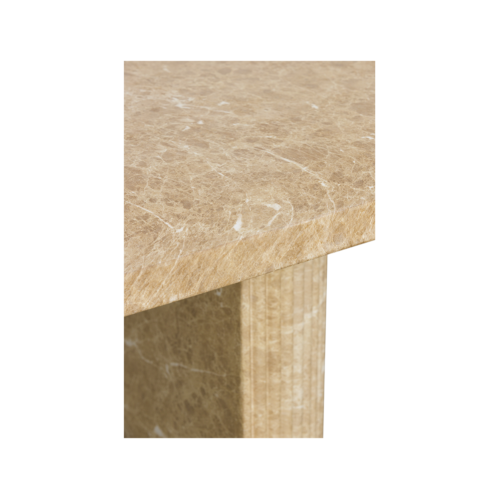 Bloom Dining Table Gold Marble