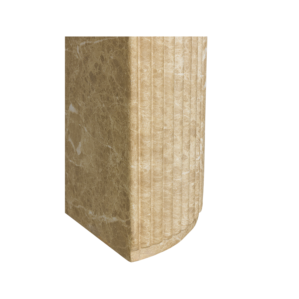 Bloom Dining Table Gold Marble