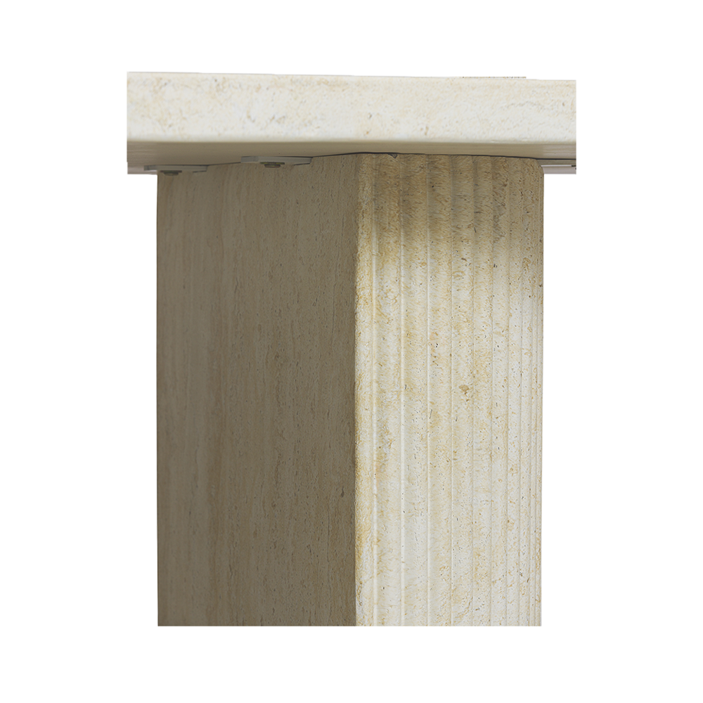 Bloom Dining Table Travertine