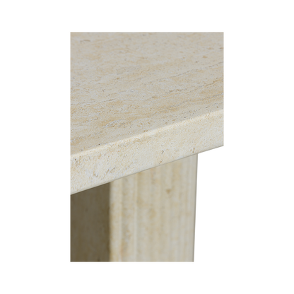 Bloom Dining Table Travertine