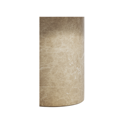 Bloom Round Dining Table Gold Marble