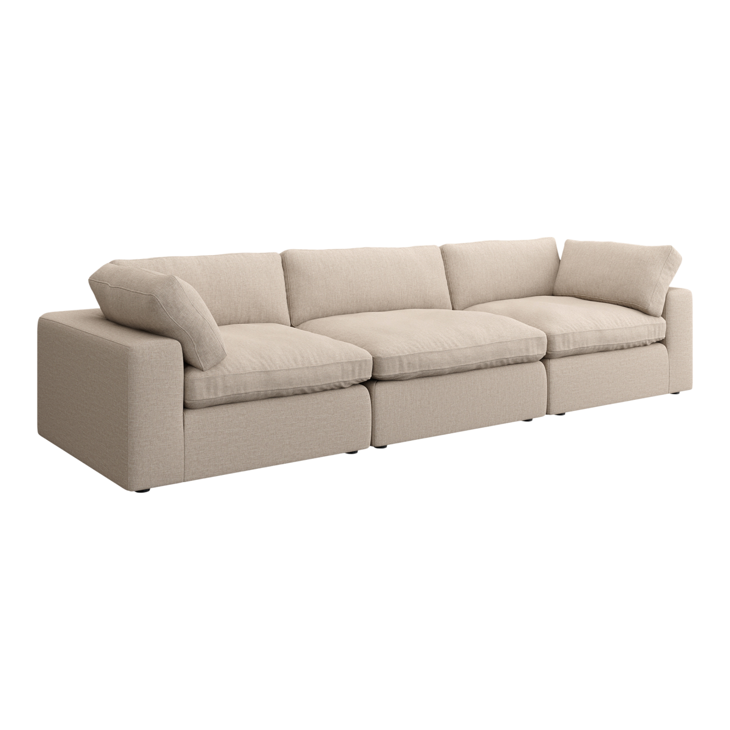 Bloom 3-Piece Modular Sofa Beige