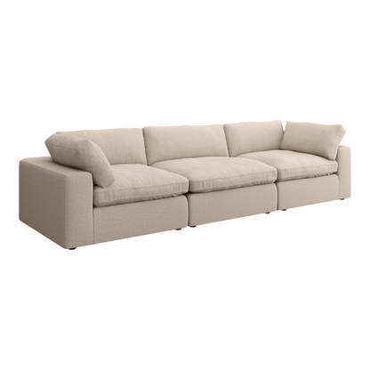 Bloom 3-Piece Modular Sofa Beige