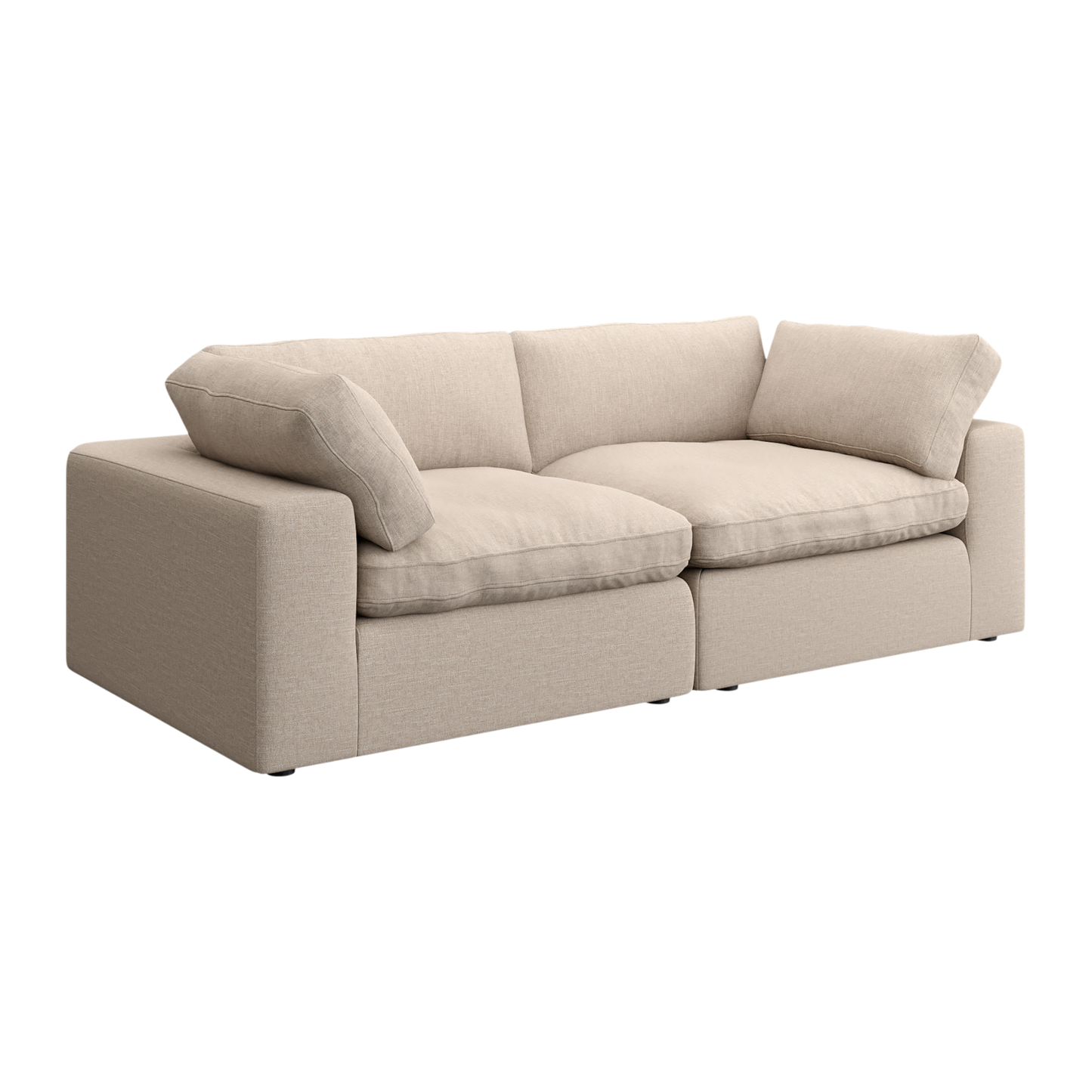 Bloom 3 Seater Sofa Beige