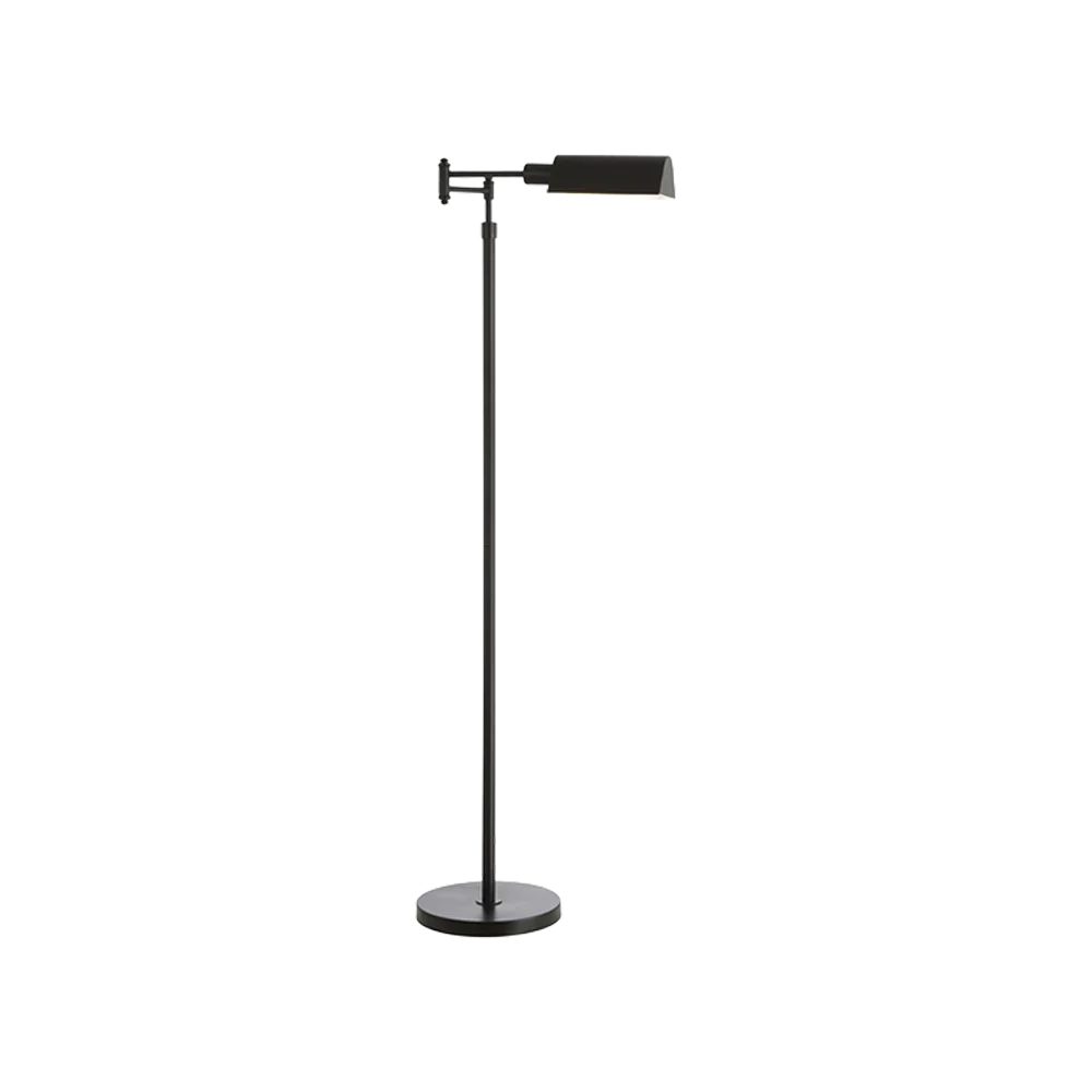 Calvus Task Floor Lamp Black