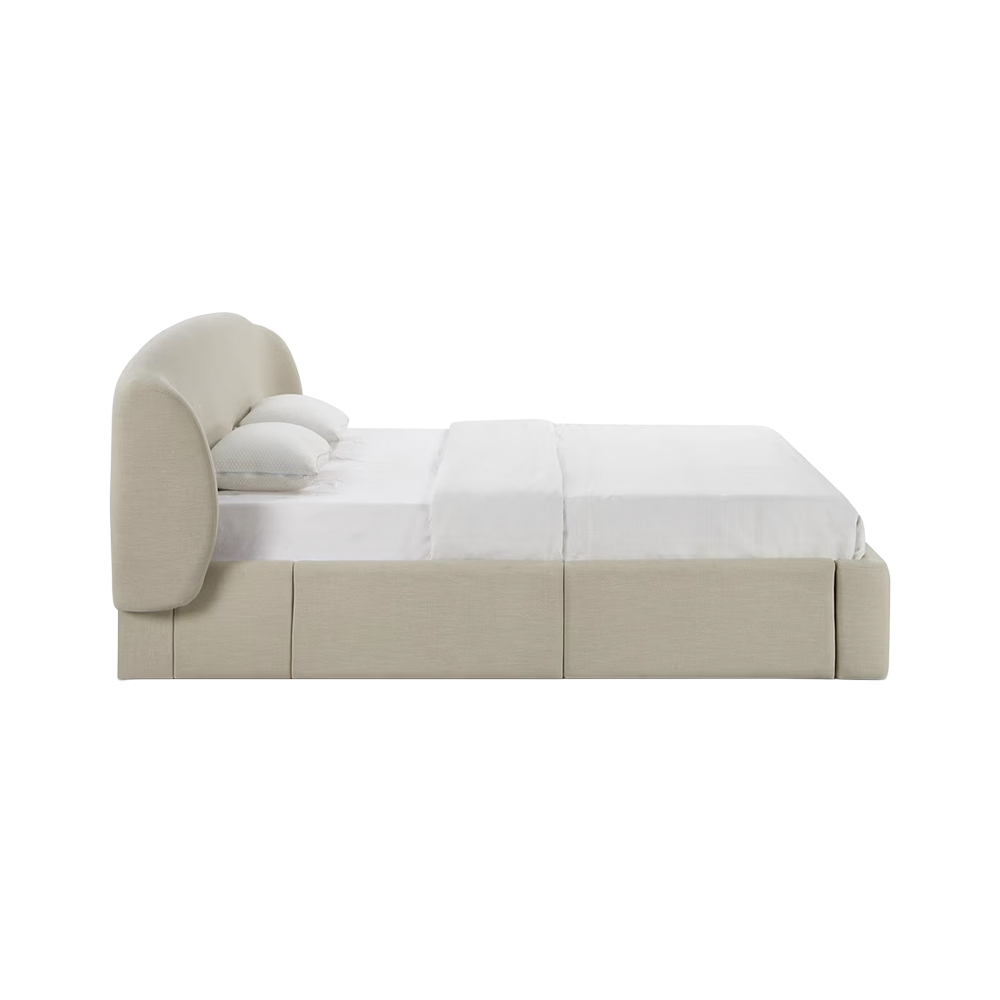 Capri Queen Bed Cream