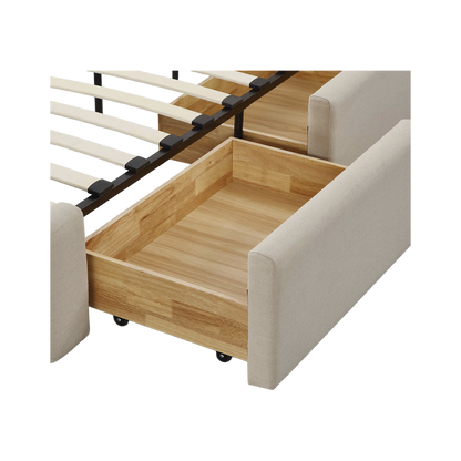 Capri Queen Bed Cream