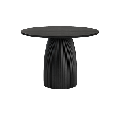 Oxford Round XS Dining Table Black Wood