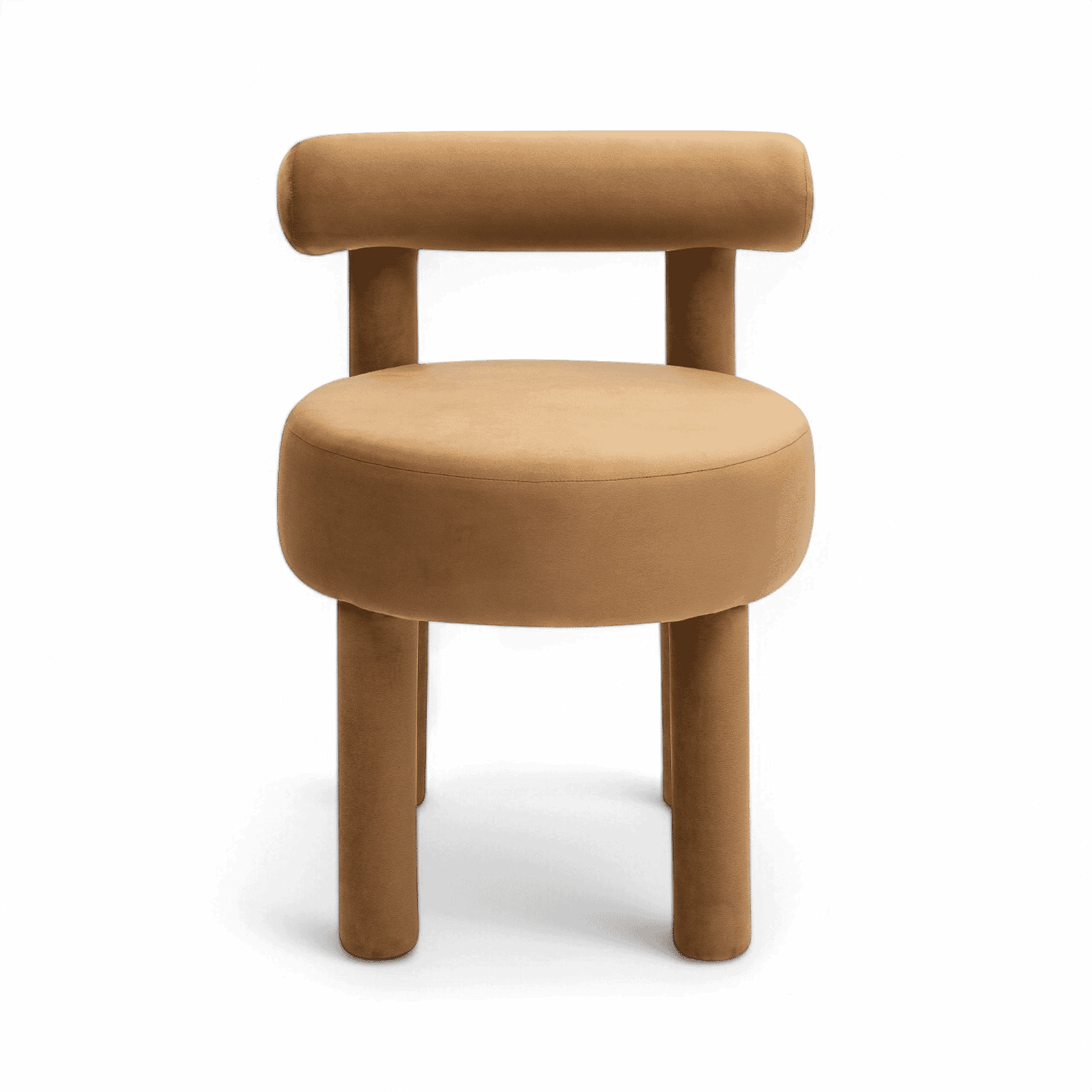 Arch Camel Velvet Dining Chair